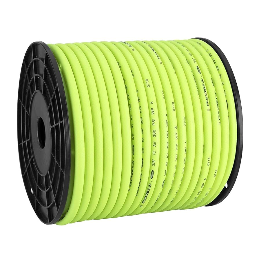 Dyson - ＊olive ＊ Flexzilla Pro Air Hose, Bulk Plastic Spool, 3/8 in. x 250 ft